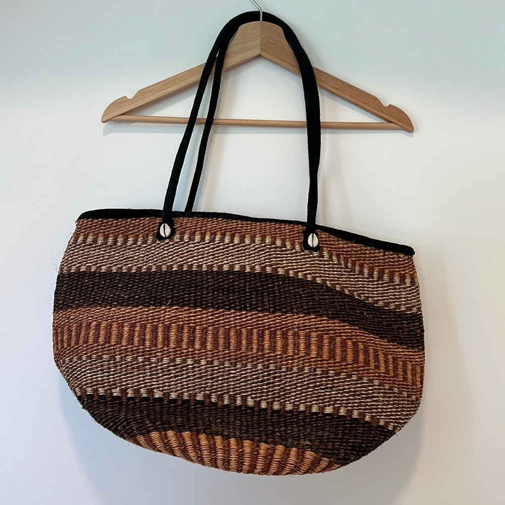Genuine African handmade hand stitched bag